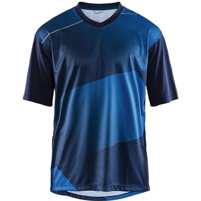 Craft - Maat S - Hale Xt Jersey M Fietsshirt Mannen - Haven/Blaze
