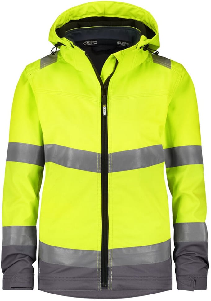 Hogezichtbaarheidssoftshelljas voor dames
