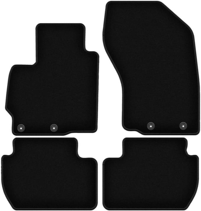BASIC zwarte veloursmatten voor: Peugeot 4007 crossover (2007-2012)