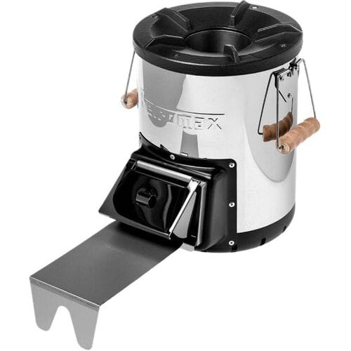 Petromax Rocket Stove RF33 – Efficiënte houtgestookte buitenkooktoestel met gietijzeren kookplaat