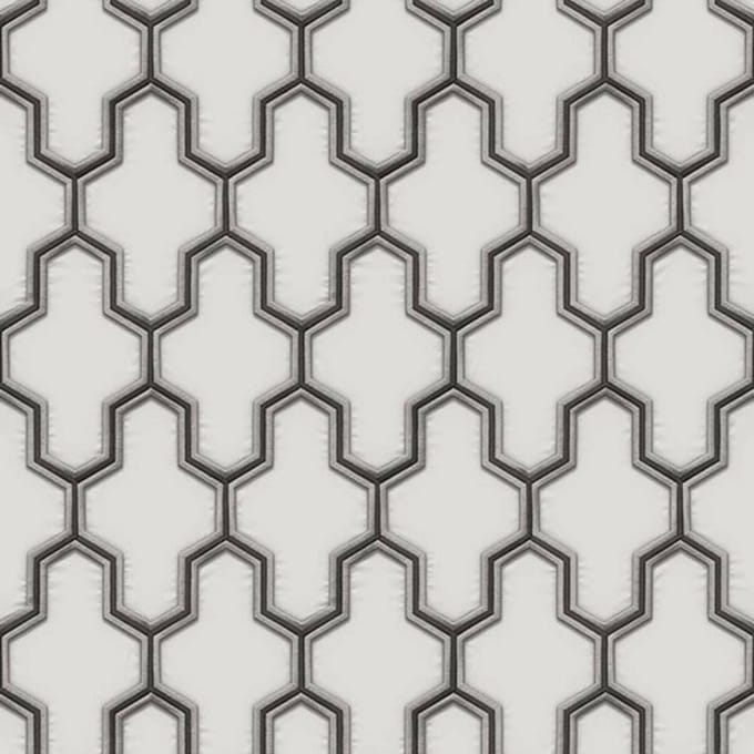 DUTCH-WALLCOVERINGS-Behang-Geometric-wit-en-zwart