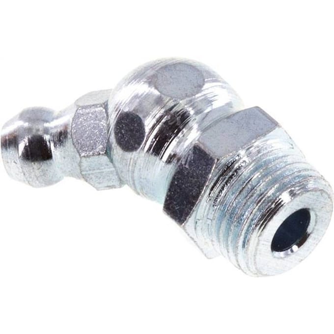 45° Haakse Smeernippel Staal R 1/8 Inch DIN 71412 [5 Stuks]