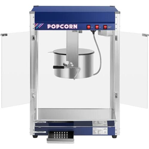 Royal Catering Popcornmachine blauw - 16 ons - XXL 10010841
