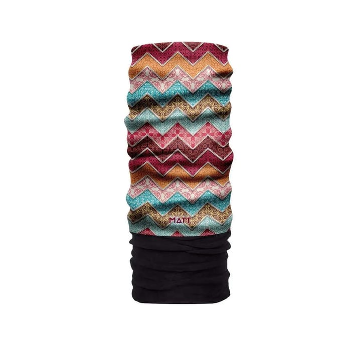 Tour de cou in microfibre polartec MATT Ethnic Zigzag