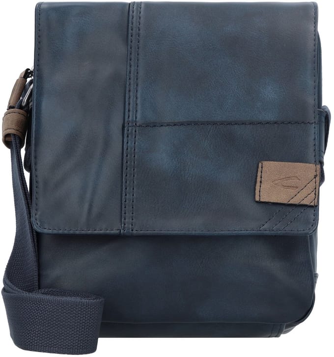 camel active Schoudertas Laos Cross Bag Dark Blue Donkerblauw