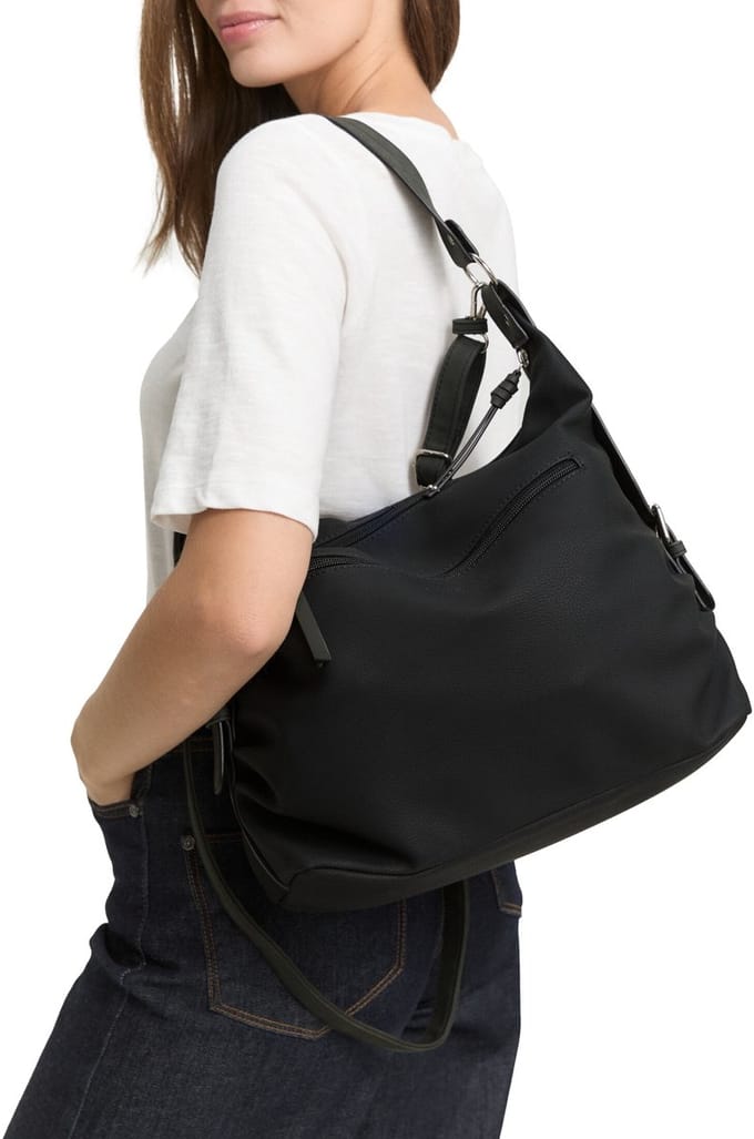 Tom Tailor - TTCAIA tasje van imitatieleer - Maat ONESIZE - schwarz / black