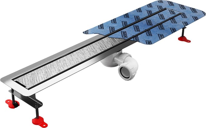 Douchegoot Wiper Invisible 120 cm Betegelbaar verborgen onder de tegels