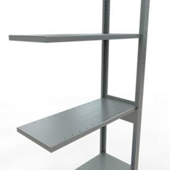 SCHULTE Lagertechnik - Boutloos erkersysteem - 2500 x 750 x 300 mm, type 150 kg
