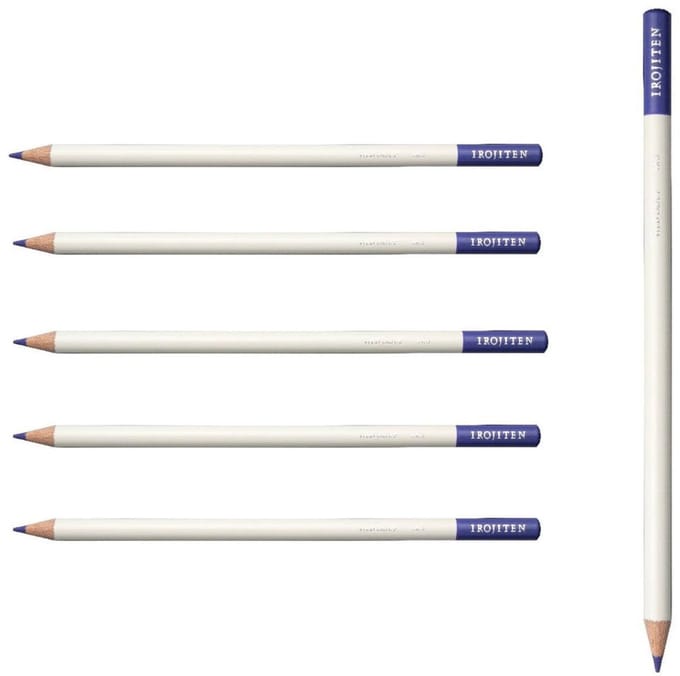 Tombow Irojiten - Kleurpotlood - EX5 - Wild grape - Donkerpaars - 6 Stuks