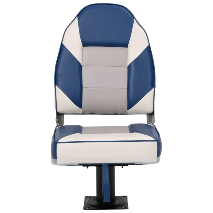 vidaXL - 4-delige - Bootstoelenset - met - hoge - rugleuning - inklapbaar