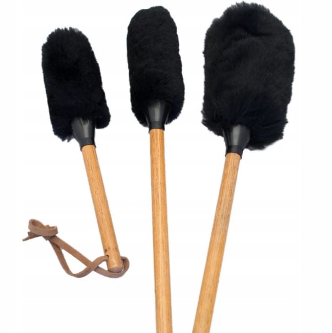 Flexipads Wheel Woolie Wands Set 3 Luxe Wielborstels