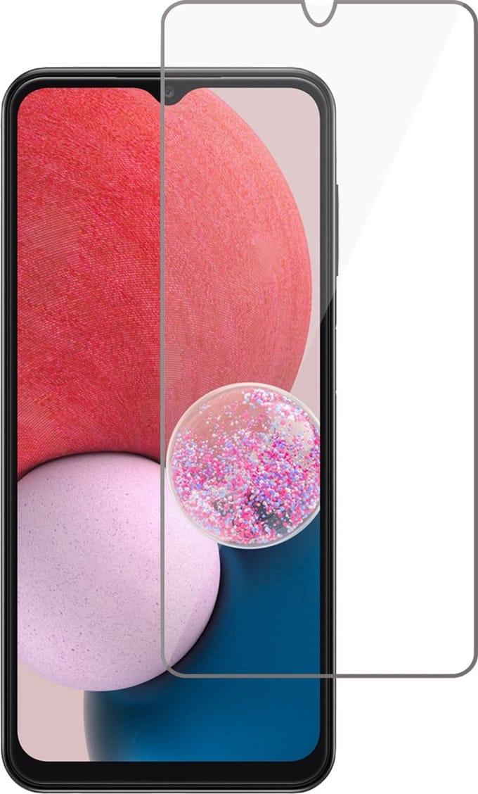 Screenprotector geschikt voor Samsung A13 4G – Screen Protector Tempered Glass