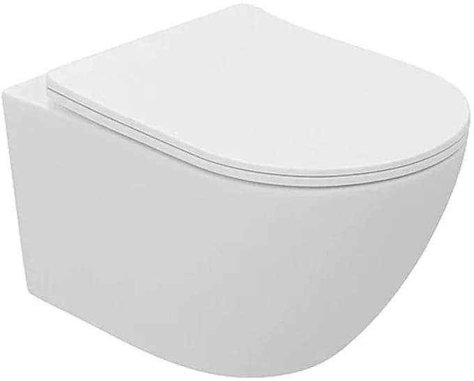 DutchLine - Hangtoilet - Mat Wit - Luccio Rimless