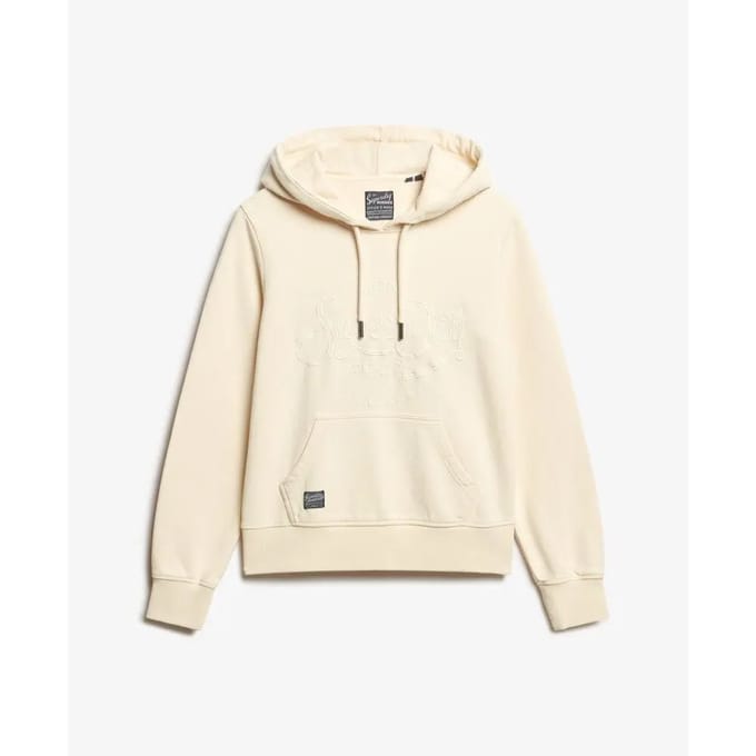 Dames Hoodie Superdry Premium Script Entry