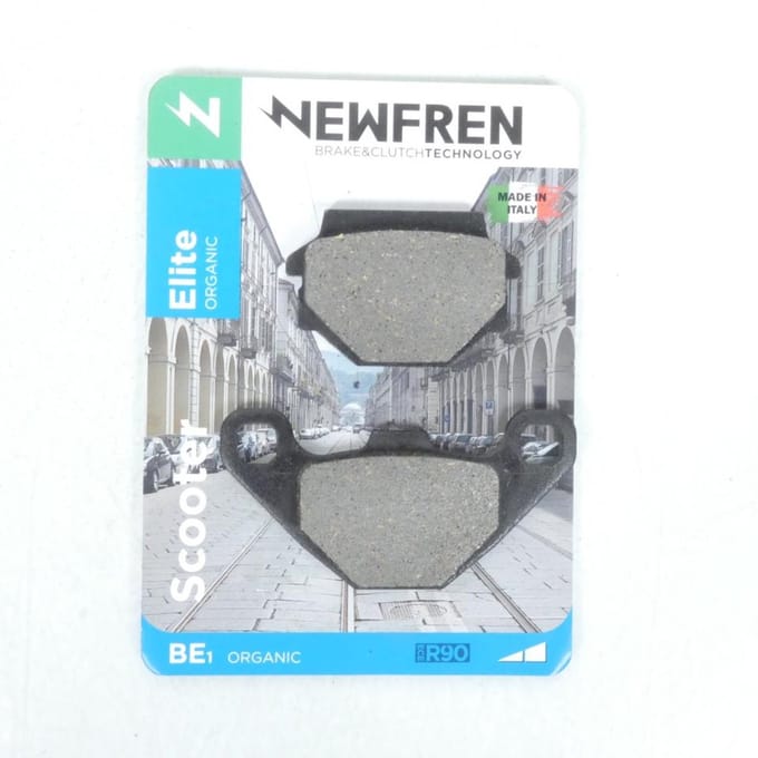 Remblokken Newfren voor Scooter Peugeot 125 DJANGO 4T AC E3 2014 tot 2017 achteraan Nieuw