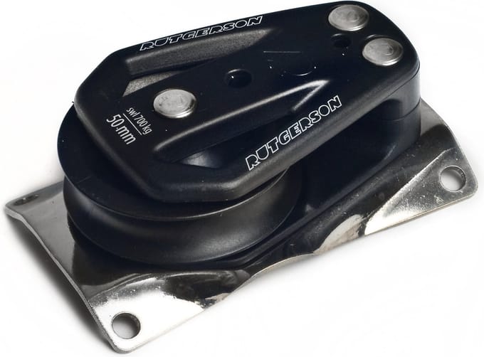 Rutgerson RAW Cheek block 60mm Curved Plate