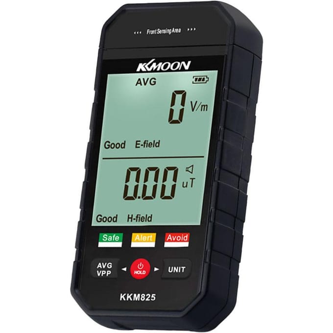 KKmoon kkm825 Handheld Draagbaar Elektromagnetisch Groot LCD Scherm Display Elektrisch zwart