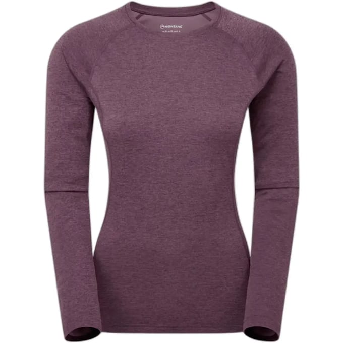 Montane Dart T-shirt Met Lange Mouwen Paars M Vrouw