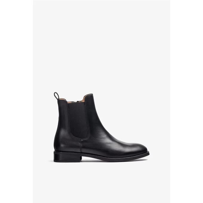 Unisa BARTY_F25_STT BLACK dames enkellaarzen gekleed maat 38 zwart