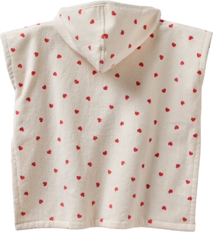 Vertbaudet Babyponcho van gerecycled katoen MON CÂ¼UR