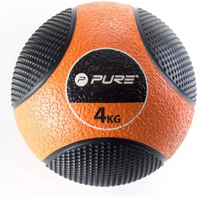 Pure2Improve - Medicine Ball - Medicijn bal - 4kg - Oranje