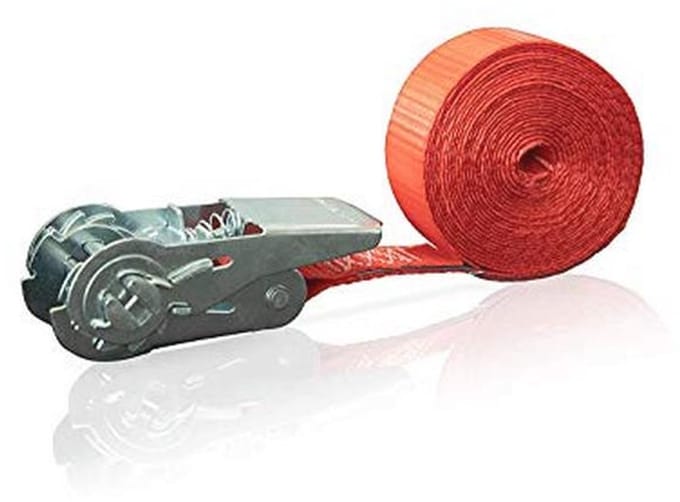 Spanband met ratel - 700 daN, 6 m, ideaal voor ladingbeveiliging
