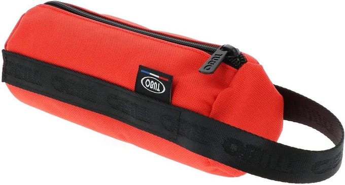Linnen broek, rond, Obut rood