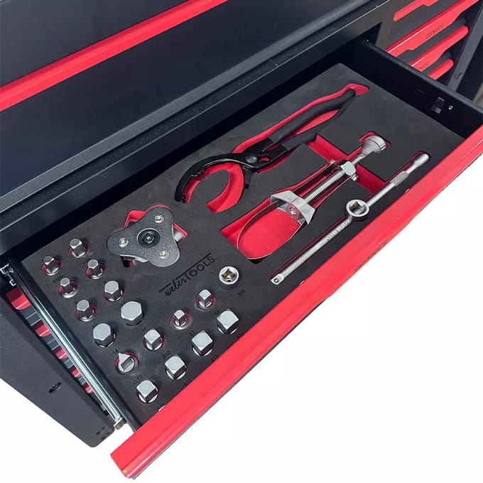 Weber Tools Oliefilter & Carterplug set, 21-delige set met de meest voorkomende maten.