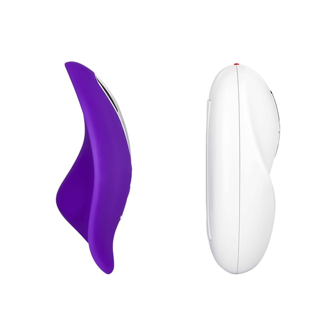 Oplegvibrator van siliconen met afstandsbediening, 8 cm