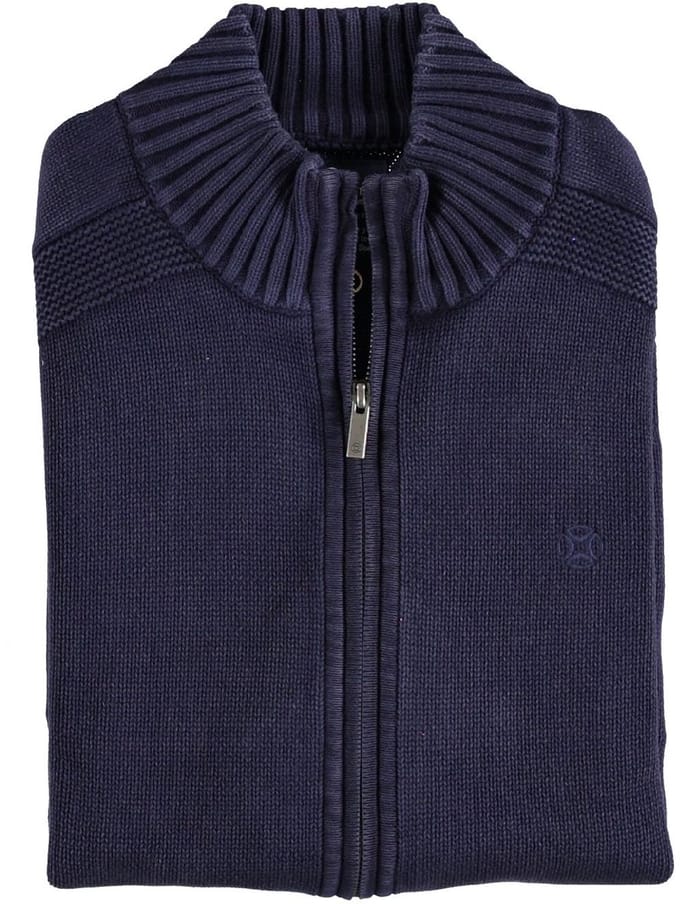 Fellows United Cardigan Vest Shoulder Effect Navy (12.1121 - 110)