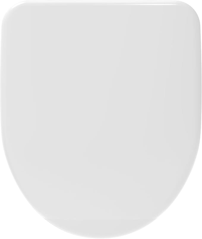 Toiletzitting - WC Deksel - Hygiënisch Werken - Softclose Mechanisme - 36.8 x 44.2 cm - Wit