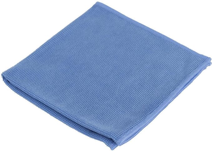 Microvezeldoek Prof gebreid blauw ca. 310-grams set 5 stuks ca. 40x38cm