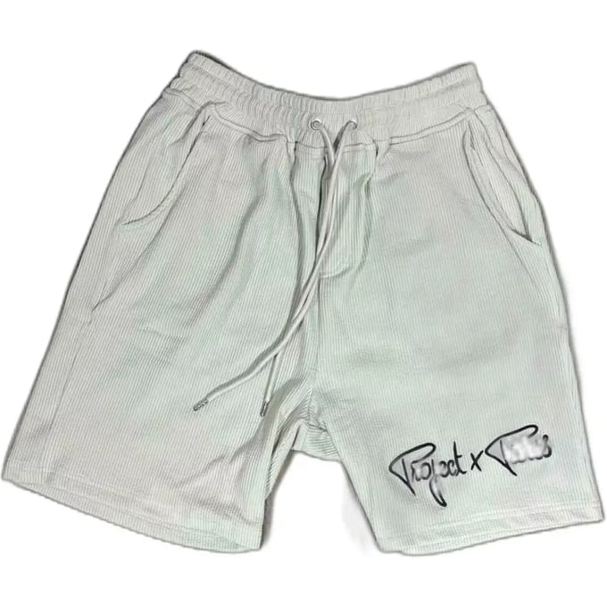 Short met Wafel logo geborduurd Project X Paris Signature
