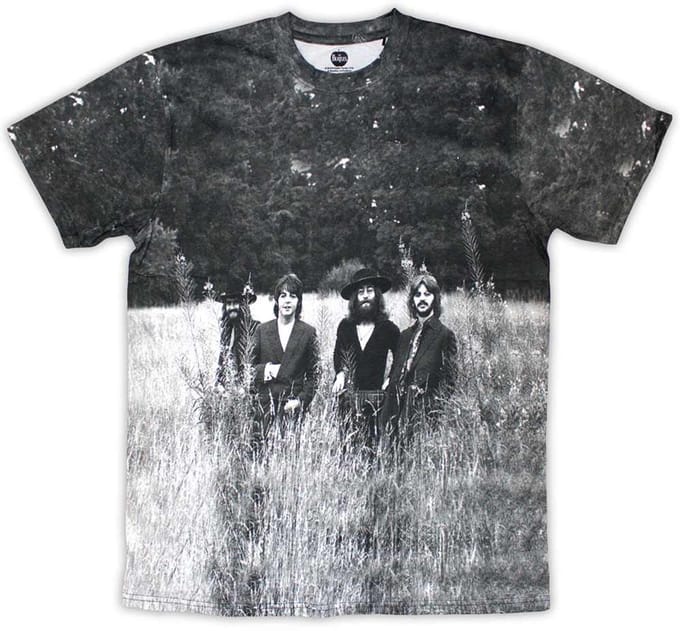 The Beatles - Tittenhurst Park Field Heren T-shirt - S - Wit