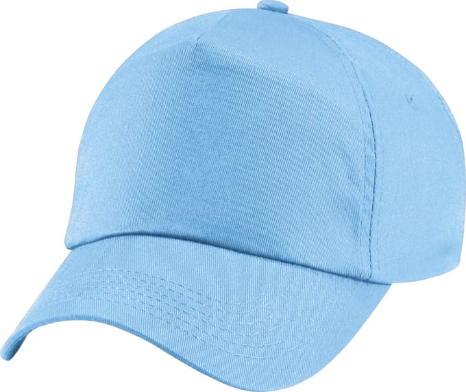Beechfield Unisex Junior Junior 5 Panel Baseball Cap (Sky)