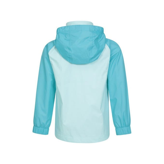 Mountain Warehouse Torrent II Waterdichte Jas voor kinderen/Kinderen (Lichtblauw)