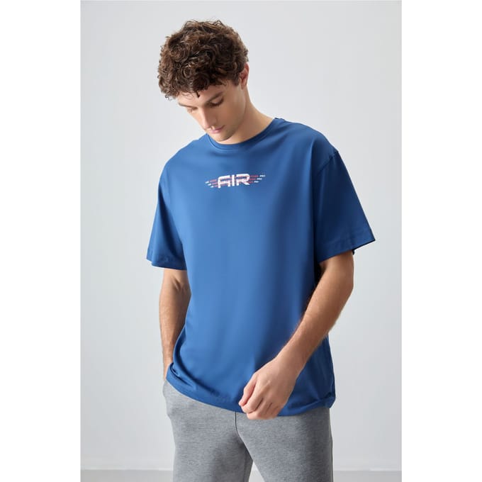 Overmaatse Katoenen Logo T-Shirt