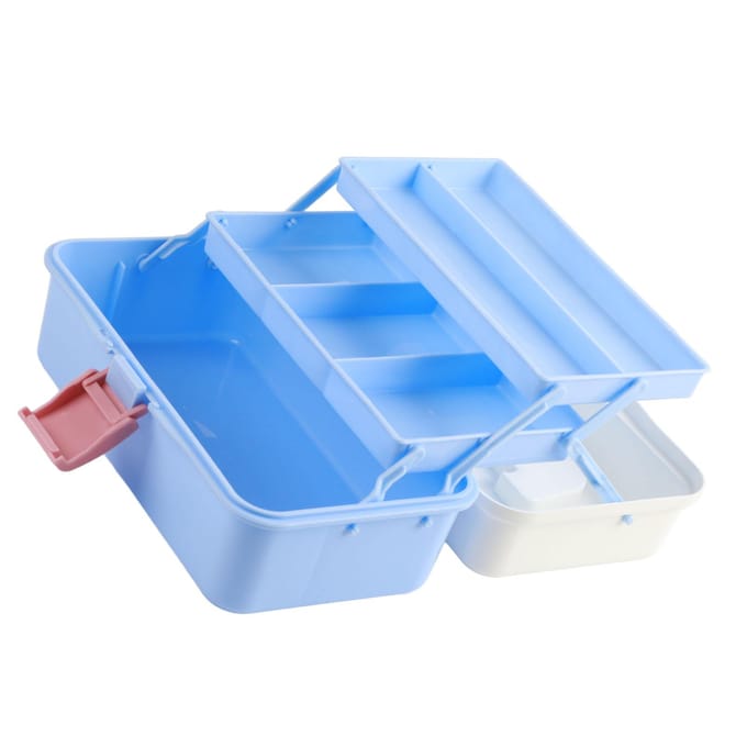 Boîte de Rangement Étudiant en Art Épaissie Grande 3 Couches Rangement Maison Plastique Boîte de Rangement 561 Grande Taille