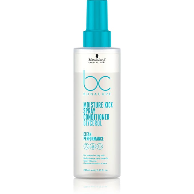 Voedende Conditioner Schwarzkopf Bonacure Moisture Kick Spray Glycerol (200 ml)