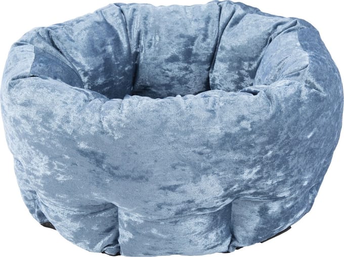 Scruffs Huisdierenmand fluweel blauw