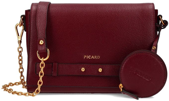 PICARD schoudertas Chic Way Crossbody Bag Bordeaux wijnrood