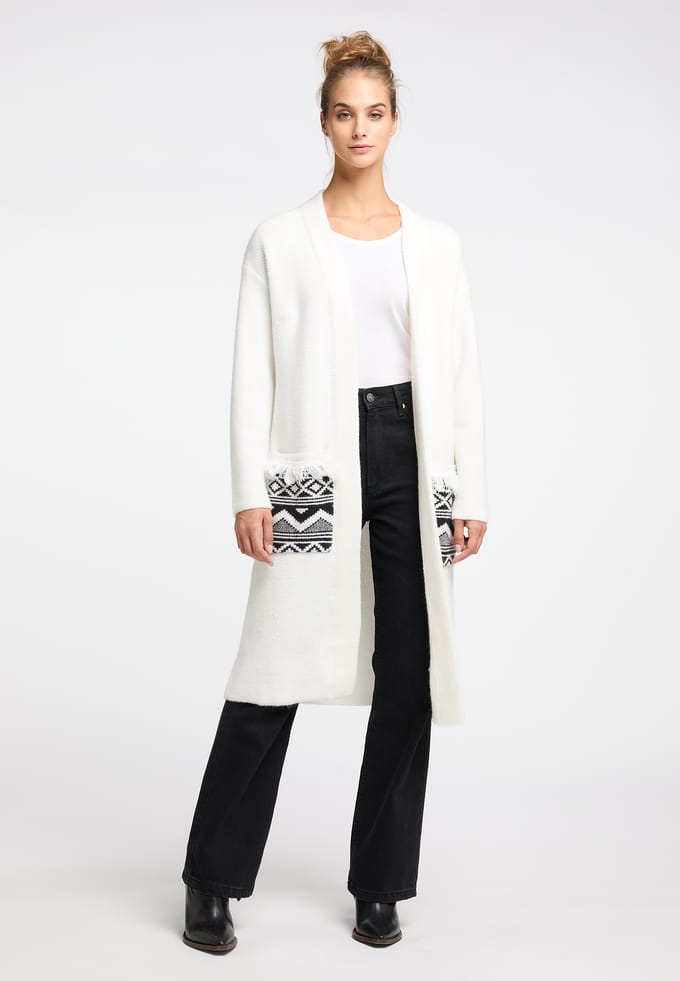 IZIA gebreid vest lomasi