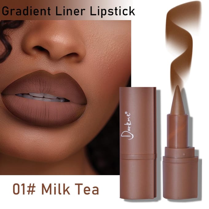 2 in 1 Matte Lippenstift Lipliner Hooggepigmenteerde Velvet Lipliner Verloop Effect Lipliner Stick Waterdicht Lip Make-up