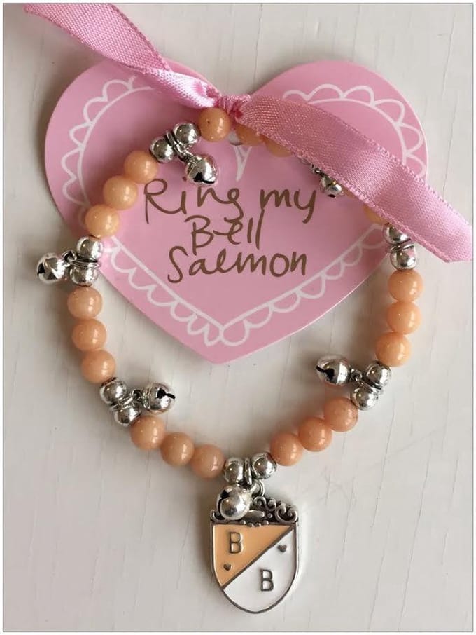 Blond Amsterdam - Armband ring my bell salmon 168675