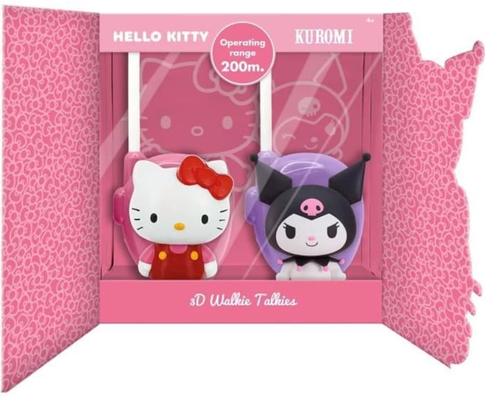 Talkie walkie 3D Hello Kitty & Friends - KIDS LICENSING - HK50203