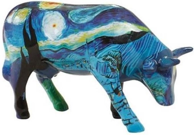 Cowparade | Vincent's Cow |  Medium keramiek