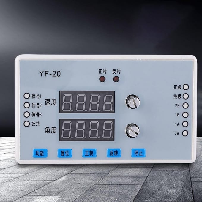 730V DC Digitaal Display Stappenmotor Snelheidsregelaar Gouverneur Driver Besturingsmodule