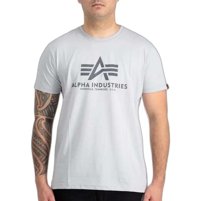 T-shirt met labeldetail model 'BASIC'