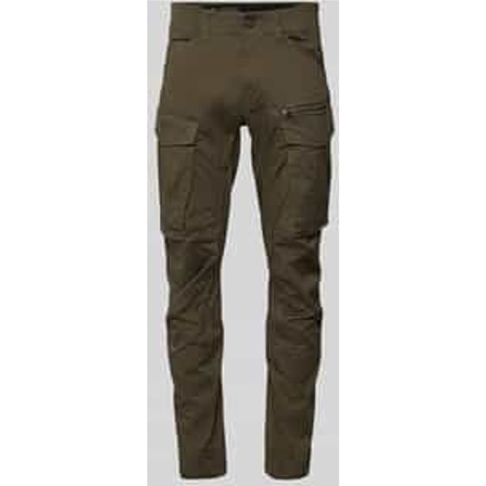 Regular tapered fit cargobroek met ritszak