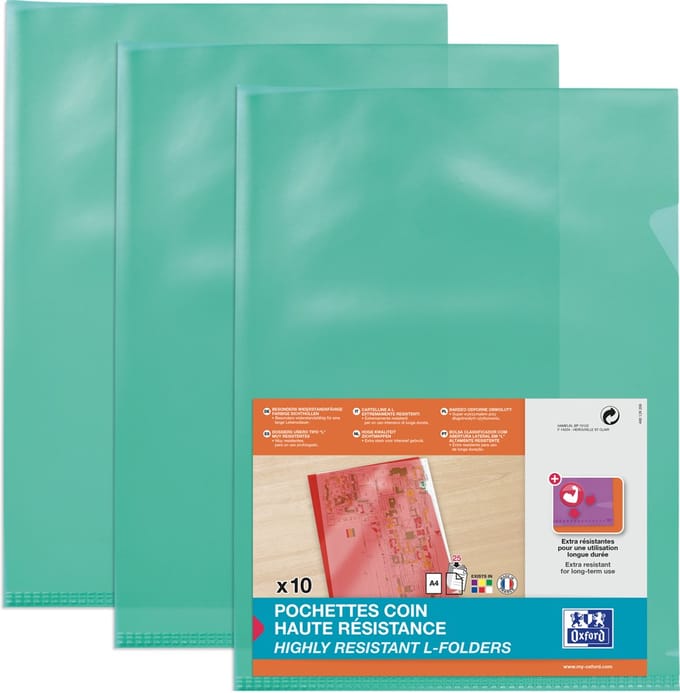 Oxford 100206723 map Polyvinyl chloride (PVC) Rood A4